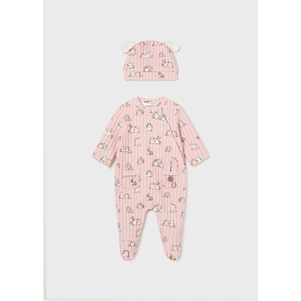 Pink Babygrow and Hat Set - 2790