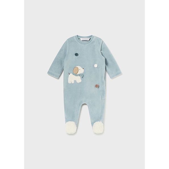 Velour Babygrow - 2792