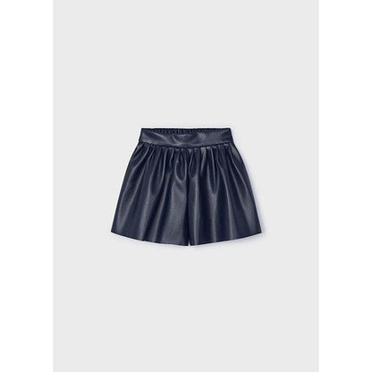 Leathered Skort - 4907