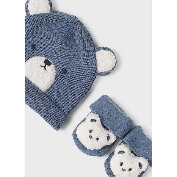 Teddy Hat and Socks Set - 9770