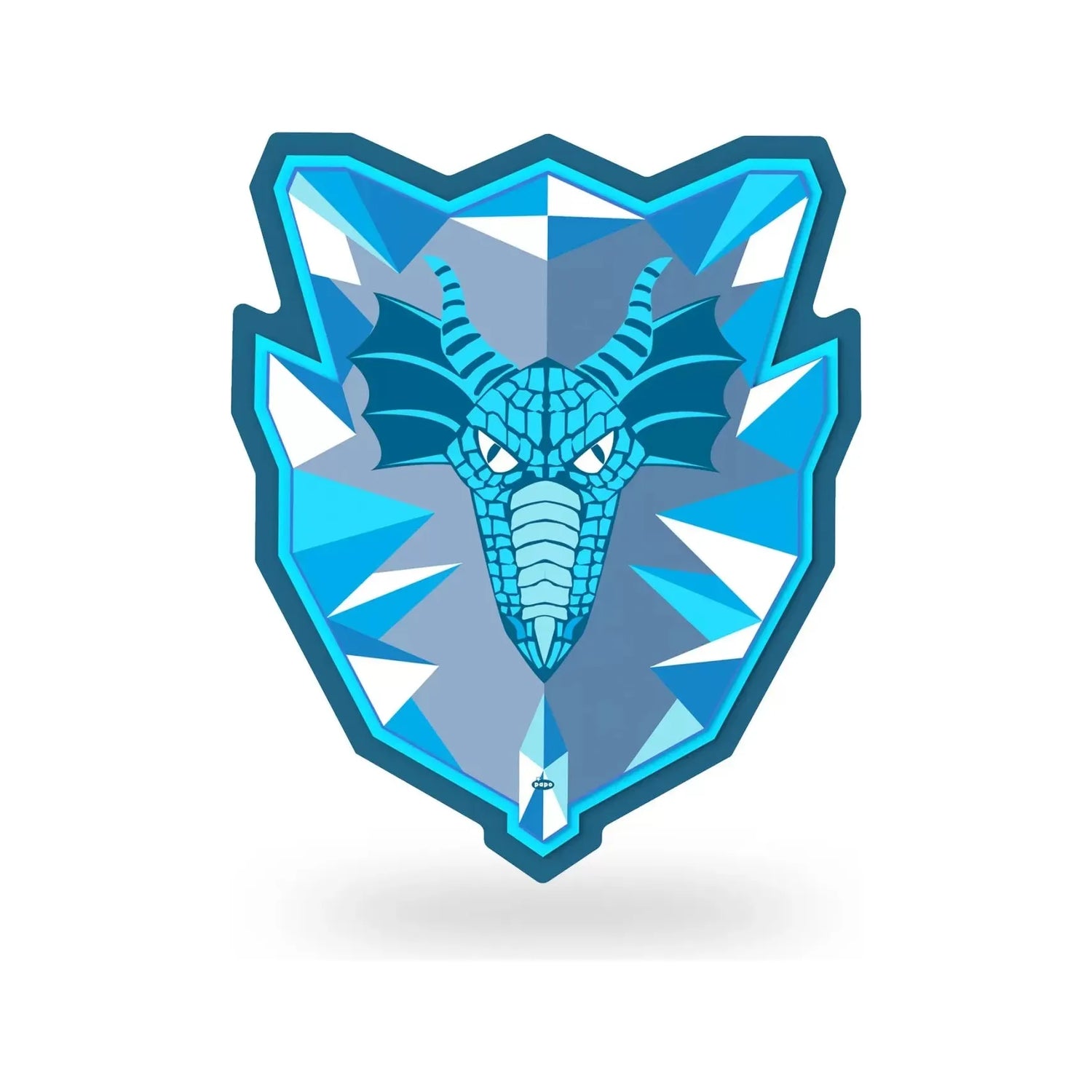 Blue Ice Dragon Shield