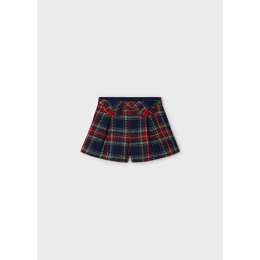 Tartan Tweed Shorts - 4217