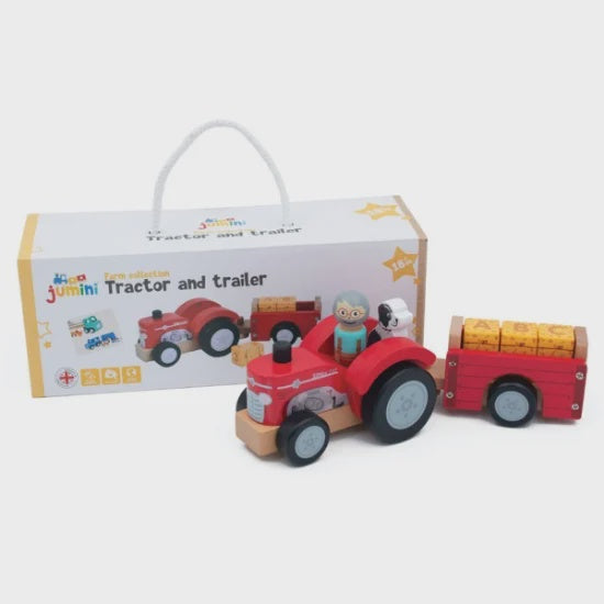 Farm Tractor and Trailer